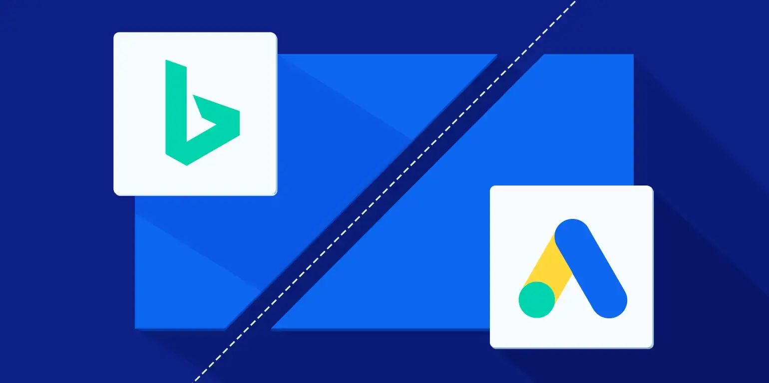 Google and Bing Ads Logos